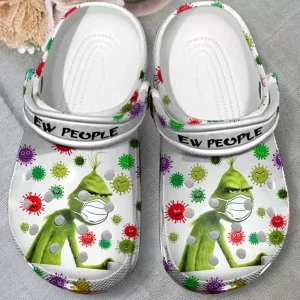 GSG1910204 1 jpg 600×600 1, Water-resistant And Lightweight Grinch EW, People White Crocs, Perfect For Outdoor Play, Outdoor, Water-Resistant, White