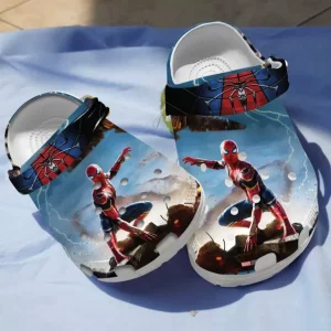 GSY0111208ch jpg 600×600 1, Cool Superhero Spiderman Marvel Studio Unisex Crocs, Fast Shipping Available!, Cool, Unisex