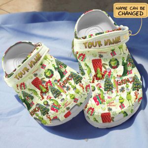GSY0710201custom chay ads 600×600 1, Personalized Soft And Breathable How Grinch Stole Christmas Crocs, Quick Delivery Available!, Breathable, Personalized, Soft