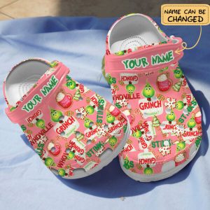 GSY1011201custom_chay-ads-600×600-1.jpg, Personalized Lovely And Eye-catching Baby Grinch Christmas Pink Stitch Crocs, Eye-catching, Personalized, Pink