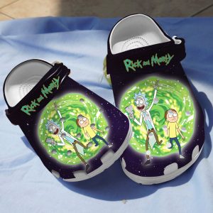GSY1411204ch chay ads, Funny Water-proof Cartoon Rick And Morty Crocs, The Ideal Footwear For Outdoor Play, Funny, Outdoor, Water-proof