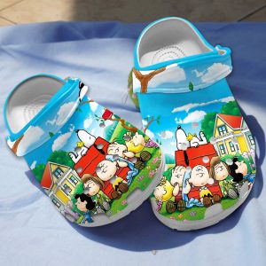 GSY1505330mockup.jpg2, Relaxing Time Snoopy And Friends Exclusive Crocs, Exclusive