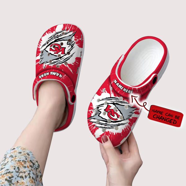 GSY1602301ch, Personalized Durable And Good-looking Kansas City Chiefs On The Red Crocs, Order Now for a Special Discount!, Durable, Good-looking, Personalized, Red