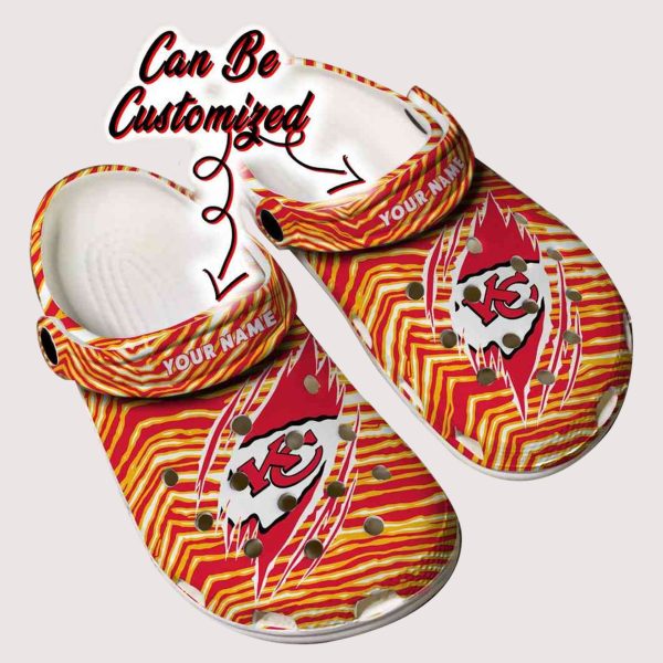 GSY1602302ch, Make Your Life Colorful, Personalized Lightweight And Non-slip Kansas City Chiefs Crocs, Easy to Buy!, Colorful, Non-slip, Personalized
