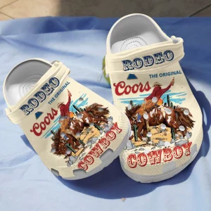 GSY2006326ch jpg, The Original Coors Cowboy Rodeo Crocs, Limited Edition Vintage Adult Crocs, Adult, Limited Edition