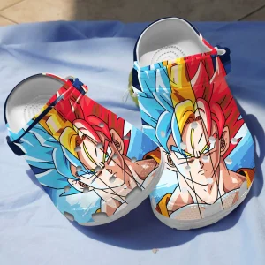 GSY2706319ch jpg, Breathable And Water-Resistant Super Saiyan Dragon Ball Anime Crocs, Perfect for Men!, Breathable, Water-Resistant