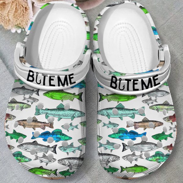 GTB04081014ch 3, Bite Me Crocs For Adult, Easy To Clean And Perfect Gift For Your Lovers, Adult