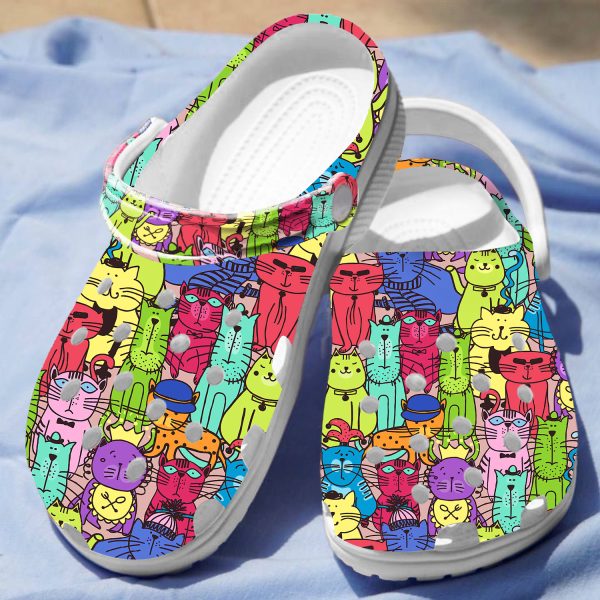GTB1607101ch 4, Cute Cats Crocs And Rock Your Summer with Our Stylish, Cute, Stylish