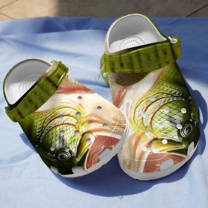 GTD0511104 ads1, Amazing Bass Fishing Crocs For Unisex, Breathable Clog For Rainning Day, Breathable, Unisex