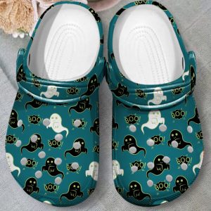GTD0607116 ads2 600×600 1, Adult’s Classic Water-resistant Boo Ghost Green Crocs, Buy More Save More!, Adult, Classic, Green, Water-Resistant