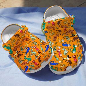 GTD1507118 ads1, Funny Cats Crocs, Cat Clog Prints Offer Tropical Flavors And Resort Style, Funny