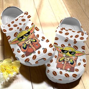 GTD2102202 ads1, So Cute Adult Coffee Spelled Classic Clog, Affordable Crocs For Your Family, Adult, Affordable, Classic, Cute