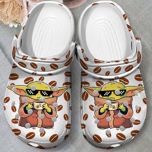 GTD2102202 ads5, So Cute Adult Coffee Spelled Classic Clog, Affordable Crocs For Your Family, Adult, Affordable, Classic, Cute