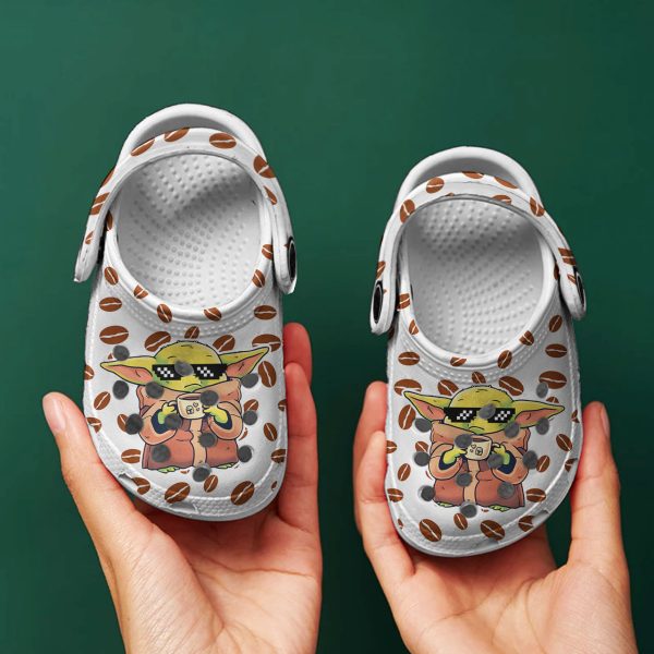 GTD2102202 ads6, So Cute Adult Coffee Spelled Classic Clog, Affordable Crocs For Your Family, Adult, Affordable, Classic, Cute