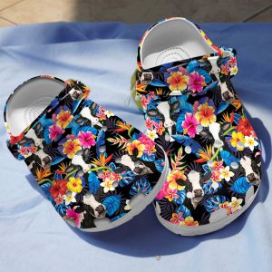 GTS1902202ch chay ads, Pretty Cow Tropical Collection Floral Crocs, Pretty