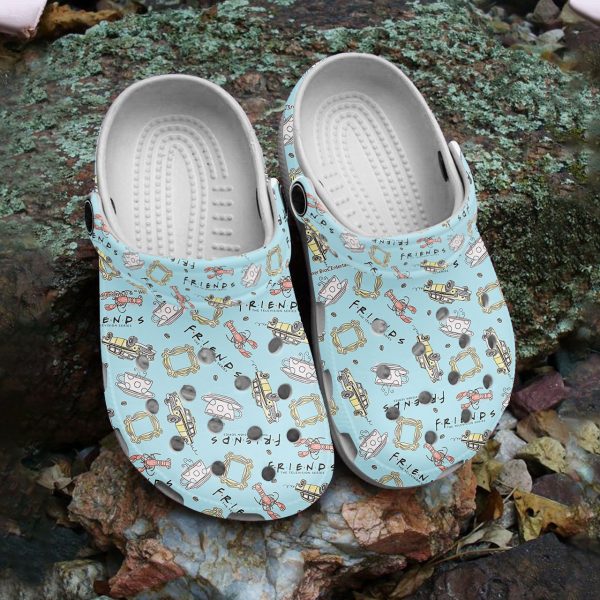 GTS1902212ch 1, Friends-All Over Triple Water-proof Crocs, Brighten Up Your Day!, Water-proof
