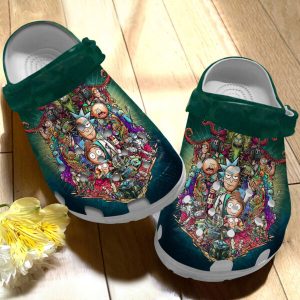 GTS2409188ch ads1 600×600 1, Stylish And Eye-catching Rick And Morty Cartoon Crocs, Fast Shipping Available, Eye-catching, Stylish