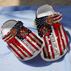GTT0112101 ads 1 600×600 1, American Firefighter Breathable Crocs, Easy To Wear and Clean, Breathable