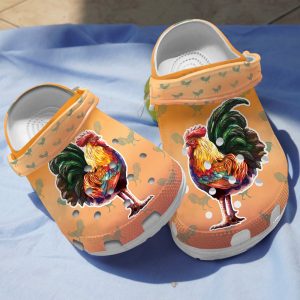 GTT0308101ch ads 1, Lightweight Breathable And Non-slip Beautiful Rooster Art Crocs, Order Now for a Special Discount!, Breathable, Non-slip