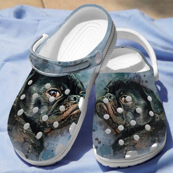 GTT2007115ch ads 3, New Design Breathable And Cool Black Dogs Crocs, Easy to Buy!, Breathable, Cool, New Design