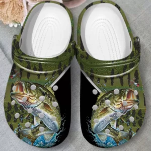 GTY15121011ch ads2 jpg, Amazing Bass Fishing Crocs, Beach Shoes Comfortable Hiking Clog, Hiking