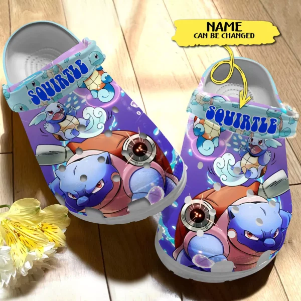 GZQ2808302custom mk1 jpg, Personalized Squirtle Pokemon Cute Design Purple Crocs, Fast Delivery Worldwide, Cute, Personalized, Purple