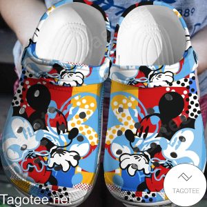 Mickey Mouse Crocs Clogs, Mickey Mouse Classic Clogs Unisex Blue Crocs, Fast Shipping Is Available, Blue, Classic, Unisex