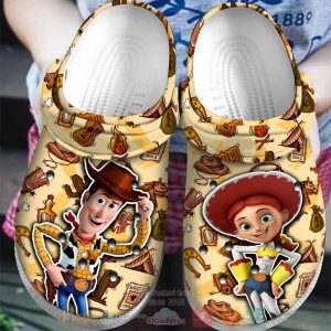 Toy Story Woody and Jessie Crocband Clog 1, Limited Edition Toy Story Woody And Jessie Adult Crocs, Adult, Limited Edition