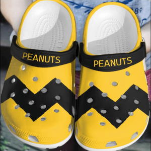 footwearmerch snoopy peanuts crocs crocband clogs comfortable shoes for men women xmt6r 768×768 1, Funny Disney Peanuts Unisex Lightweight Black And Yellow Crocs, Black, Funny, Lightweight, Unisex, Yellow