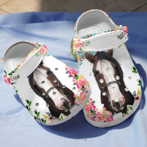 image 1 3, Pretty Horse Floral Crocs, Order Now For A Special Discount, Pretty, Special