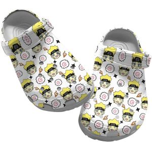image 110 1, Cute Naruto Anime Pattern Crocs, Naruto Unisex Crocs, Japanese Anime Crocs For Men And Women, Gift For Anime Fans, Cute, Unisex