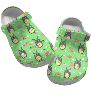 image 112, Crocs Totoro Anime Green Clogs, Perfect For Men And Women, Green, Men, Women