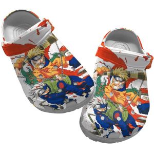 image 118 1, Vivid Color Naruto Graphic Anime Crocs, Naruto Unisex Crocs, Japanese Anime Crocs For Men And Women, Gift For Anime Fans, Unisex