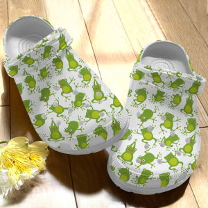 image 12 2, Funny Green Frog Pattern Crocs Shoes, Non-slip Green Frog Crocs, Funny, Green, Non-slip