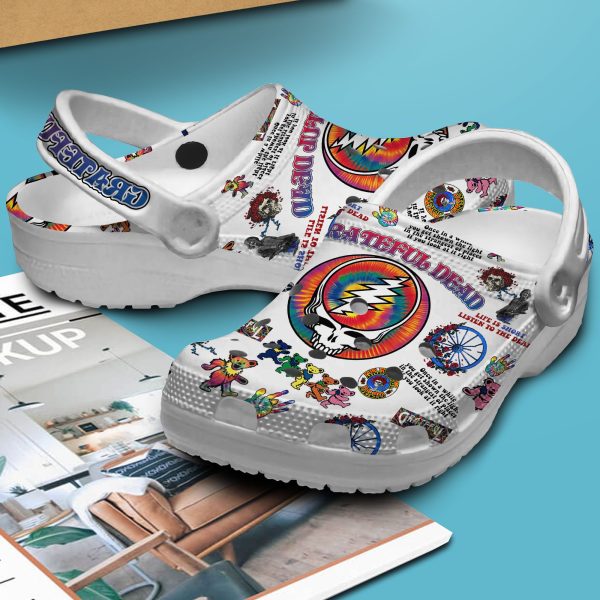 image 127 2, Stylish Classic And Good-looking Dancing Bears Grateful Dead Music Band Crocs, Order Now for a Special Discount!, Classic, Good-looking, Stylish