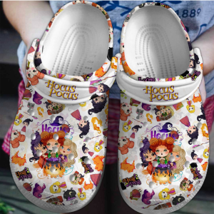 image 137 600×601 1, Rock Your Holiday Season With Our Cute Colorful Hocus Pocus Movie Crocs, Colorful, Cute