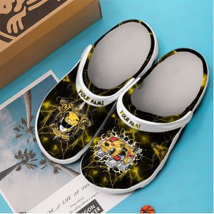 image 159 1 1, Crocs Personalized Yellow Power Ranger Clogs, Fun And Safe For Kids And Adults, Adult, Kids, Personalized, Yellow