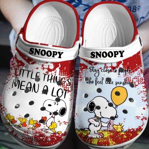 image 163 1, Little Thing Means A Lot Snoopy Crocs, The Best Choice For Outdoor Play, Outdoor