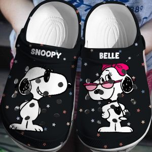 image 172 1, Cute Snoopy And Belle Non-Slip Crocs For Women And Men, Cute, Men, Non-slip, Women