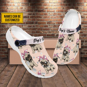 image 184, Personalized Classic And Cute Pug Dog Crocs, Gift for Dog’s Mom And Dog’s Dad, Order Now for A Special Discount!, Classic, Cute, Personalized