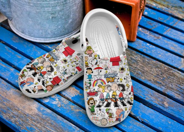 image 2 2 1, Limited Edition Crocs Cartoon Peanuts Snoopy Clogs, Soft And Lightweight Crocs, Limited Edition