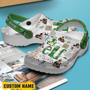 image 201 600×600 1, Personalized Christmas Elf Crocs, Fun And Safe For Outdoor Activity, Outdoor, Personalized