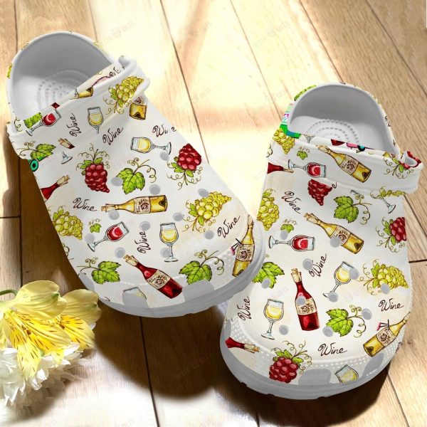 image 22 1 3, Special Design Lightweight And Non-slip Wine Art Collection Crocs For Wine Lover, Quick Delivery Available!, Lightweight, Non-slip, Special