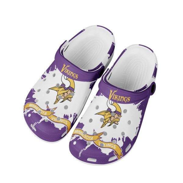 image 224 3, Adult Unisex And Durable Amazing Minnesota Vikings With White On The Purple Crocs, Order Now for a Special Discount!, Adult, Durable, Purple, Unisex, White
