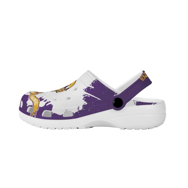 image 225 1 1, Adult Unisex And Durable Amazing Minnesota Vikings With White On The Purple Crocs, Order Now for a Special Discount!, Adult, Durable, Purple, Unisex, White