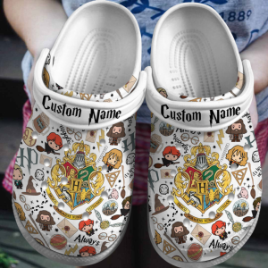 image 225 600×600 1, Customized Soft And Durable Harry Potter Cute Crocs, Perfect Gift For Harry Potter Fans, Cute, Soft