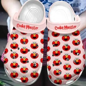 image 27 2 1, Brighten Up Your Day With Our Eye-catching Design Of Unisex Red Cookie Monster Crocs, Eye-catching, Red, Unisex