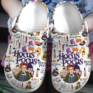 image-309-600×600-1.png, Special Design Of Colorful Hocus Pocus Crocs, Fuzzy And Lightweight Clogs, Colorful, Fuzzy