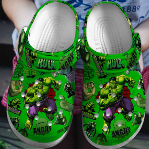 image 318 600×600 1, Unisex Classic Hulk Green Crocs Water-Friendly Sandals Clogs, Classic, Green, Unisex