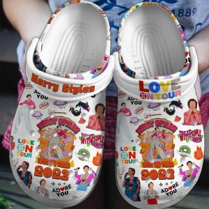 image 327, Make Your Life Colorful, Lightweight And Non-slip Crocs, Live On Tour 2023 Hary Styles Crocs, Comfortable Crocs For Kids And Adults, Easy to Buy!, Adult, Colorful, Comfortable, Lightweight, Non-slip